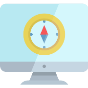 Monitor Compass PNG Icon