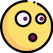 Surprised Emoji PNG Icon