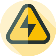 Electric Warning PNG Icon