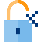 Pixels Lock PNG Icon