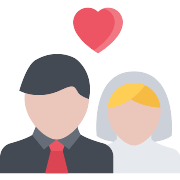 Newlyweds Wedding PNG Icon