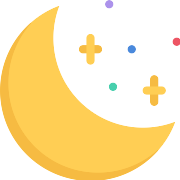 Half Moon Moon PNG Icon