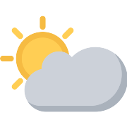 Cloudy Day Weather PNG Icon