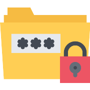 Folder Password PNG Icon