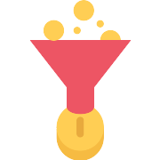 Conversion Funnel PNG Icon