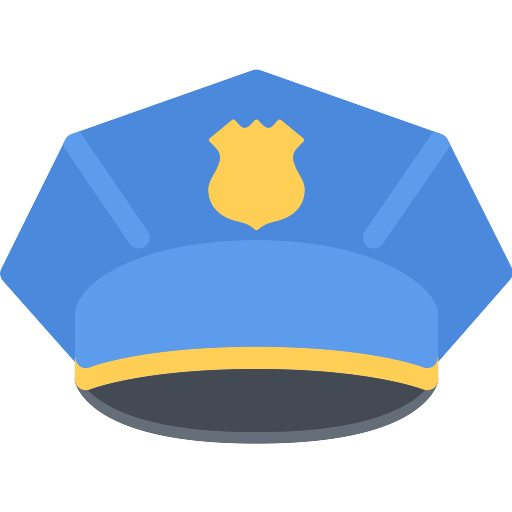 Police Cap Vector SVG Icon (5) - PNG 