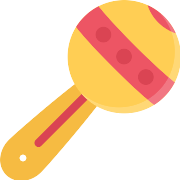 Rattle Baby PNG Icon
