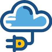 Cloud Computing Plug PNG Icon