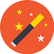 Magic Wand Wizard PNG Icon