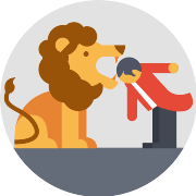 Tamer Lion PNG Icon