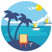 Beach Island PNG Icon
