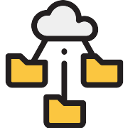 Cloud Computing Link PNG Icon