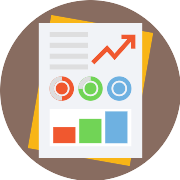 Stats Analytics PNG Icon