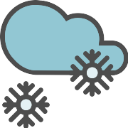 Snowing Forecast PNG Icon