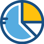 Pie Chart Statistics PNG Icon