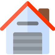 Metallic Blind House PNG Icon