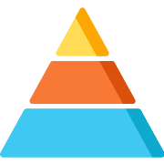 Pyramid Chart Graph PNG Icon