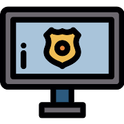 Police Computer Badge PNG Icon