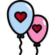 Balloons Birthday PNG Icon