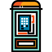 Phone Booth Telephone Box PNG Icon