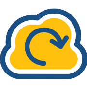 Cloud Computing Sync PNG Icon