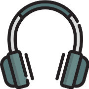 Earphone Headphones PNG Icon