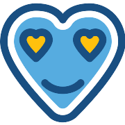 In Love Emoji PNG Icon
