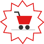 Shopping Cart Tag PNG Icon