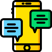 Smartphone Message PNG Icon