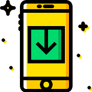Smartphone Download PNG Icon