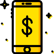 Smartphone Money PNG Icon