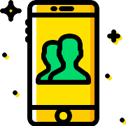 Smartphone Users PNG Icon
