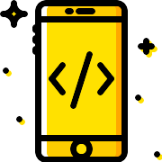 Smartphone Coding PNG Icon