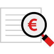 Euro Payslip PNG Icon