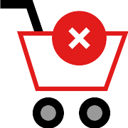 Shopping Cart Delete PNG Icon