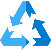 Curved Arrow Recycle PNG Icon