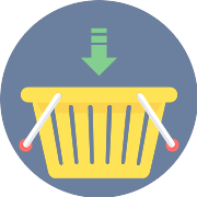 Shopping Basket PNG Icon