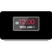 Digital Alarm Clock Alarm Clock PNG Icon