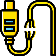 Broken Cable Electrician PNG Icon