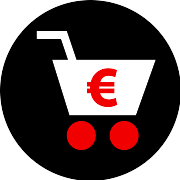 Shopping Cart Euro PNG Icon
