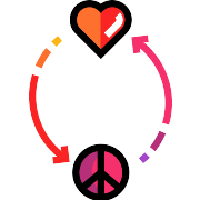 Peace Love PNG Icon