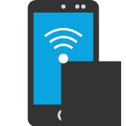 Mobile Phone Wifi PNG Icon