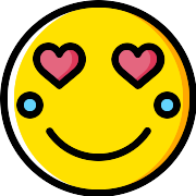 In Love Emoji PNG Icon