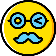 Moustache Emoji PNG Icon
