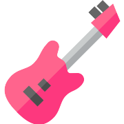 Electric Guitar Music PNG Icon