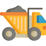 Cargo Truck Construction PNG Icon