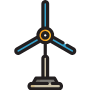 Windmill Eolic Energy PNG Icon