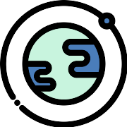Orbit Satellite PNG Icon
