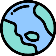 Planet Earth Geography PNG Icon
