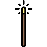 Magic Wand Wizard PNG Icon
